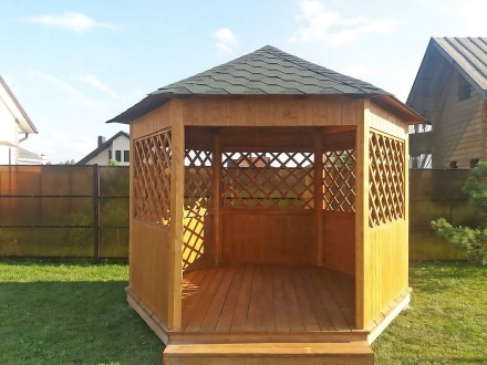 Шестигранная беседка ОДУВАНЧИК, фото 7