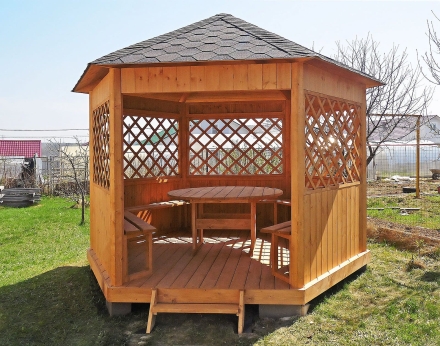 Шестигранная беседка ОДУВАНЧИК, фото 1