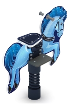 Лошадка 5 (Снежная королева) - Качалка на пружине - ИО 22.01.13-03