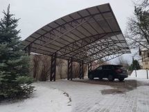 Консольный навес для автомобилей