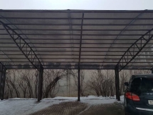 Консольный навес для автомобилей