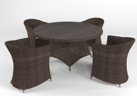 Обеденная группа &quot;Малага&quot; круглая, фото 1