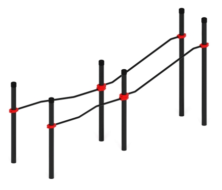 Воркаут ЛОВ 108 красный ВТ 102.20-01, фото 1