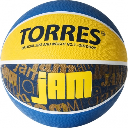 Мяч баскетбольный TORRES JAM, р.7 B02047, фото 1