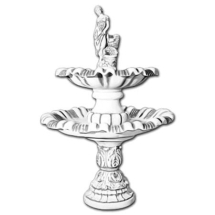 Фонтан скульптурный "Девушка" 2 чаши артикул 767 Фонтан скульптурный "Девушка" 2 чаши артикул 767