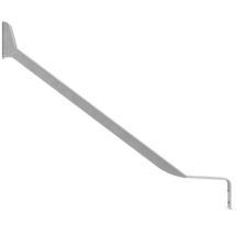 Горка открытая из нержавеющей стали с высотой спуска 1800 мм, цвет нержавеющая сталь – ГПО1800НТ