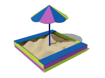 Песочница с навесом 05005.21 для детской площадки Песочница с навесом 05005.21 для детской площадки
