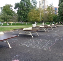 Уличный теннисный стол А-5100