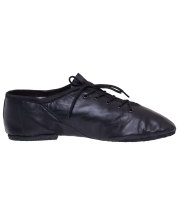 Джазовки подростковые, кожа, черный