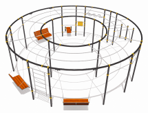 Качели парковые ВСТ 210500 для улицы