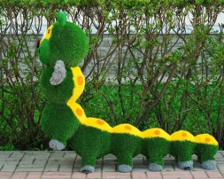 Топиари гусеница, h=110см - газон Есо, фото 2