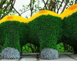 Топиари гусеница, h=110см - газон Есо, фото 5