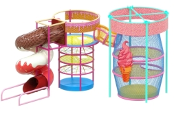 Спайдер с горкой Вафелька, фото 1