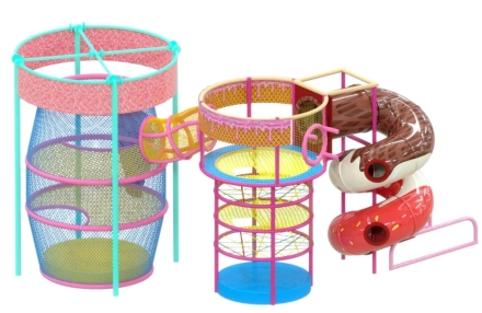 Спайдер с горкой Вафелька, фото 2