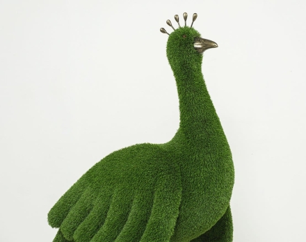 Топиари Павлин зеленый, композиция для клумбы - газон Eco, фото 5