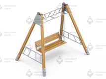 Качели диван парковый без навеса