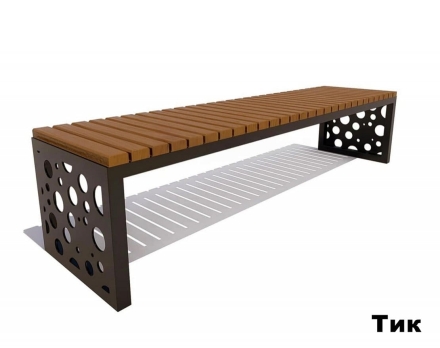 Скамейка садовая Адлер, Сосна 0,6 м, фото 4