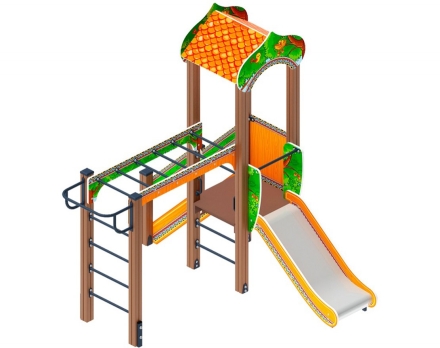 Детская игровая площадка Полянка ДИК 1.16.05-01 Н 750, фото 4