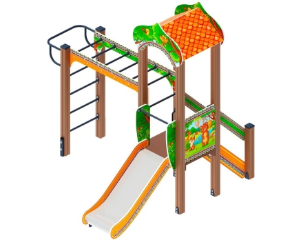 Детская игровая площадка Полянка ДИК 1.16.05-01 Н 750, фото 1