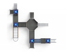 Детская игровая площадка Космопорт Космос ДИК 2.14.03-02 H=750 H=1200