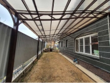 Навес арочный с поворотом