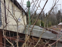 Навес арочный с поворотом