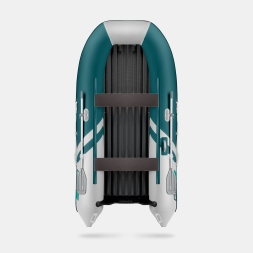 GLADIATOR E 300 S AIR SPORT Морской зеленый-белый моторная лодка ПВХ, фото 4