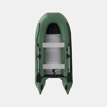 Gladiator B 330 AL LIGHT Зеленый моторная лодка ПВХ Алюминиевый пайол, фото 1