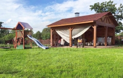 Деревянный навес ПАВЛОВО Базовая комплектация, фото 2