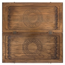 Нарды резные "Зодиак Телец", Ustyan Нарды резные "Зодиак Телец", Ustyan