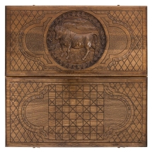 Нарды резные "Зодиак Телец", Ustyan Нарды резные "Зодиак Телец", Ustyan