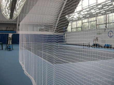 Сетка заградительная яч. 100*100 нить 3,0 мм (белый) (капрон) ПА, фото 1