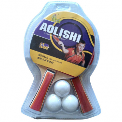 Набор для настольного тенниса Aolishi 2 ракетки и 3 шарика