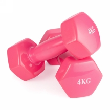 Гантель неразборная 4 кг винил Гантель неразборная 4 кг винил