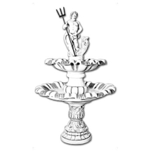 Фонтан скульптурный классический "Нептун" большой артикул 982 Фонтан скульптурный классический "Нептун" большой артикул 982