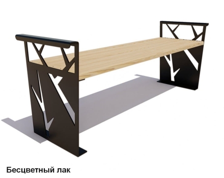 Скамейка уличная Березка, Сосна 1,5 м, фото 1