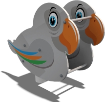 Качели на пружине Какаду КЧ042.00 для детских площадок