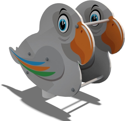 Качели на пружине Какаду КЧ042.00 для детских площадок, фото 1