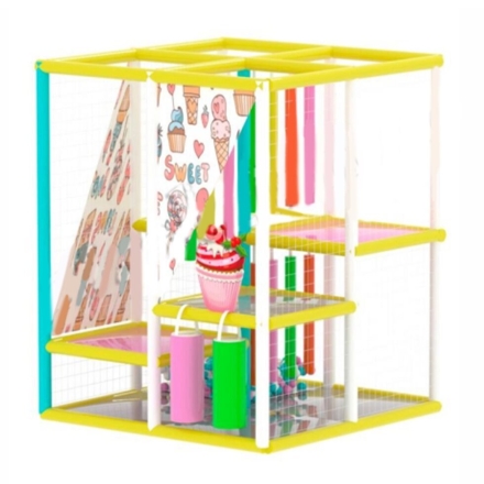 Детский игровой лабиринт «Малыш-2» 5,6м² (2,35*2,35*2,5м), фото 1