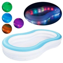 Надувной бассейн BestWay с подсветкой 280х157х46 см