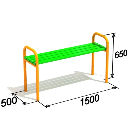 Лавочка детская для игровой площадки, фото 2