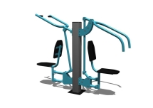 Тренажер "Тяга сверху" - "Жим от груди" ТР048-049