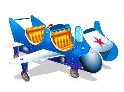 Игровой макет Самолет ИМ026 для детских площадок, фото 1 Игровой макет Самолет ИМ026 для детских площадок, фото 1