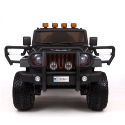 Электромобиль Jeep Wrangler 4WD WXE1688 T555MP черный, фото 6