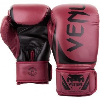 Перчатки боксерские Venum Challenger 2.0 Red Wine/Black, фото 2