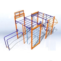 Универсальная детская игровая площадка А-077