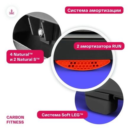Беговая дорожка домашняя CARBON FITNESS T170, фото 4