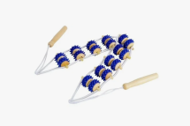 Массажер для спины 9 роликов с резиной