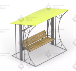 Качели-диван с навесом