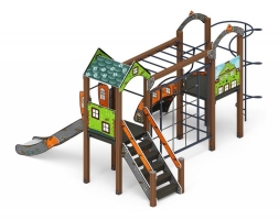 Детская игровая площадка Рада Город ДИК 2.01.2.07-01 H=1200, фото 3